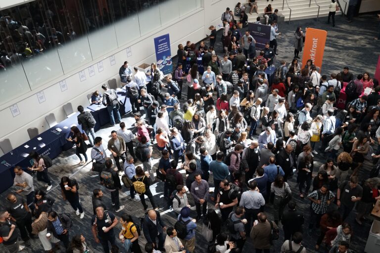 a large conference audience