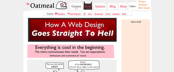 designforthesakeofdesign - web design mistakes