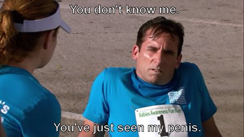Michael Scott Quote - You don't know me